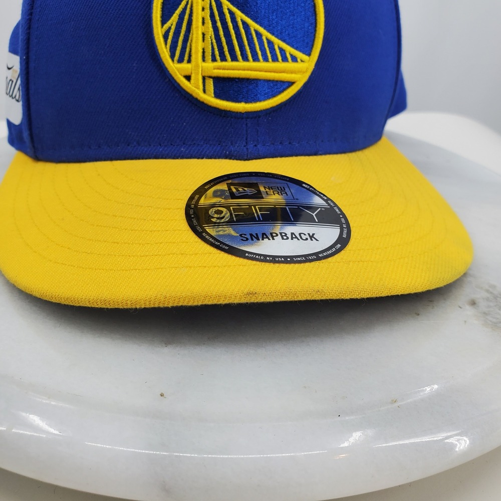 Golden State Warriors New Era 2022 NBA Finals Snapback Hat Blue Basketball - Picture 2 of 11